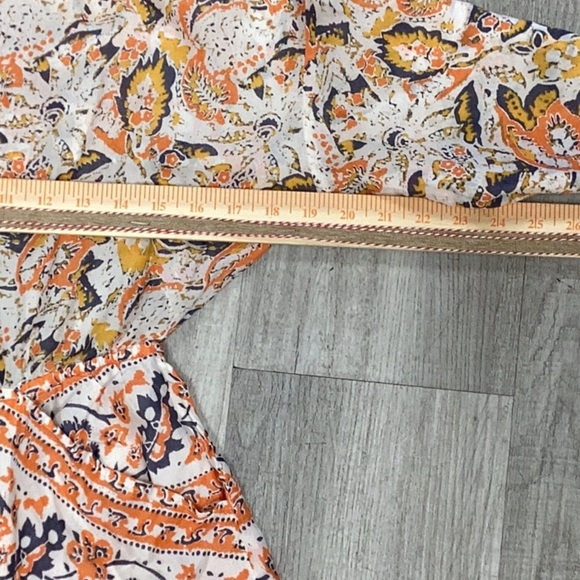 NWT Free People Sun Print Cut Out Dress Size Medium - Picture 9 of 11